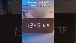 digital wooden alarm clock 2023