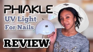 PHIAKLE Professional UV Light for Nails Review