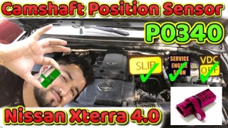 How to replace CamShaft Position Sensor on Nissan Xterra 4.0 P0340 FIX