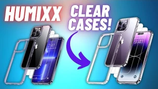 Humixx Clear Case Review for iPhone 14 Pro Max! // Clear + Amethyst Case Review