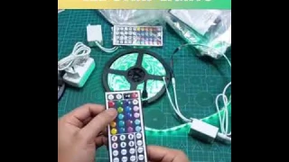 LED Strip Light-Flexible color changing with 44 Key ir remote, Easy to install and look great