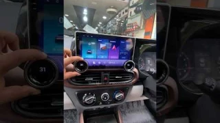DIAMOND 2K 10.1 screen dual knob in Hyundai Aura ✅🔥🔥#shorts #trending