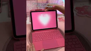 turned my iPad into a laptop 💕 digital note taking | iPad accessories | iPad keyboard case