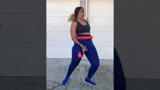 Trying the Smart Fitness Hula Hoop