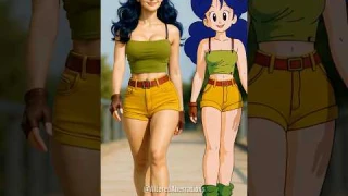 DBZ Characters: Anime vs Real Life 👊💫 (Launch, Mai, Videl, & More)