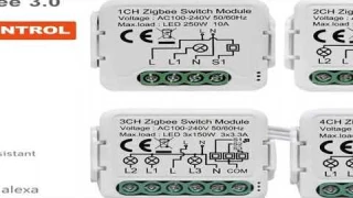 REVIEW GIRIER Tuya ZigBee 3.0 Switch Module 10A Smart Home DIY Breaker 1 2 3 4 Gang Supports 2 Way C