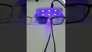 UV darkness test Zenni Photochromic lenses vs Transitions Gen S lenses. #transitions #zennioptical