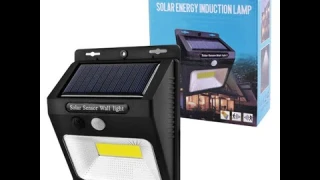 Solar Light Outdoor Solar Lamp PIR Motion Sensor Wall Light Waterproof Solar Powered wall lamp.