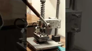 Embossing name or initials on leather goods