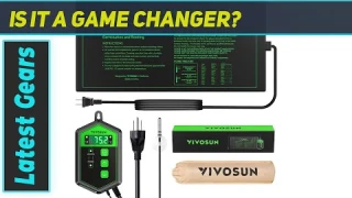 VIVOSUN 10"x 20.75" Seedling Heat Mat & Digital Thermostat Combo: Best Indoor Gardening