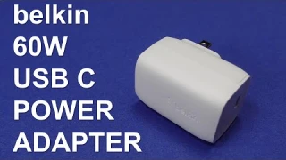 Belkin 60 watt USB C Power Adapter Review and Test