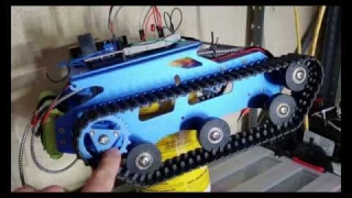 Smart Robot Car Tank Chassis Kit Aluminum Alloy Big Platform Unboxing