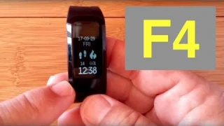 No.1 F4 Waterproof Fitness Smartband: Unboxing & Review