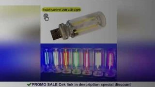Car USB LED Filament Touch Dimming Bulb 5V Retro LED Bulbs 0.3W Night Light Camping Incandescent Dec