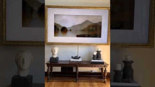 We made the $3000 Framed TV for $75!! #shorts
