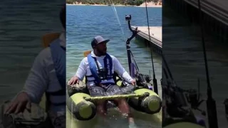 1st Time Float Tubing Fishing #fishing #thecsickfisherman