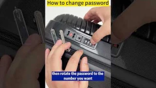 How to change the password of Luggage#luggage #password