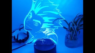 Volleyball boy Anime 3D Illusion Acrylic Night Light 3D Lamps