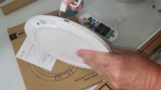Ultra-Thin Rechargeable Motion Sensor Ceiling Light | Easy Install for Hallways & Closets!