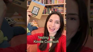 #ad Testing the #Kindle Colorsoft! The same @amazon Kindle you know and love, now in color.