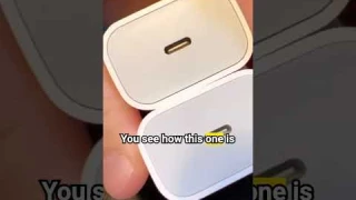Original vs Fake - Apple 20W USB-C #apple #adapter #shorts