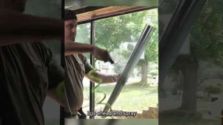 Step-by-Step guide on how to Reverse roll window film #diy #windowtint