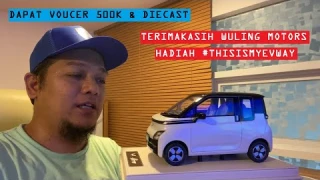 Terimakasih Wuling motors , Hadiah 500K dan Diecast Air EV nya keren banget