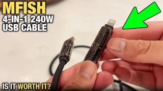 I Tried This MFish 4-in-1 240W USB Charging Cable Review