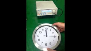 Radio wall clock working guide