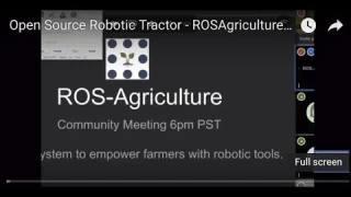 Open Source Robotic Tractor - ROSAgriculture + OSE