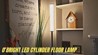 O’Bright LED Cylinder Floor Lamp with Remote Control Review & Test | Standing Lamps for Living Room