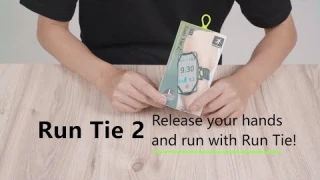【Run Tie2】 Unbox - Release your hands and run with Run Tie.｜Bone