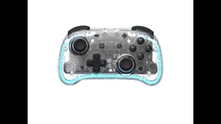IINE RGB Transparetn Wireless Controller for Nintendo Switch, How to Connect.