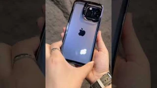 Invisible Kickstand Clear iPhone Case With Lens Protector #shorts