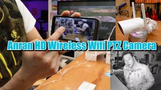 Anran HD Wireless Wifi PTZ Camera Pan Tilt 4X Zoom Home CCTV camera review by Benson Chik