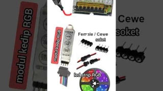 #shorts sambungan modul led strip RGB