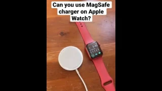 Can you use MagSafe charger on Apple Watch? Let’s find out! ⌚️🔋👀 #Apple #magsafe #applewatch