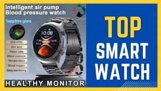 Best Smart Watch | Sapphire Glass Blood Pressure Smart Watches Oxygen Review in 2025