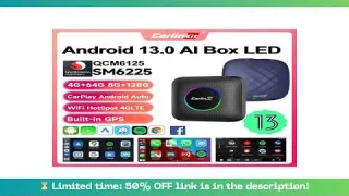 Exclusive 2025  CarlinKit CarPlay AI Box Android 13.0 SM6225 QCM6125 Android Auto Wireless CarPlay A