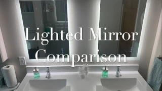 Häuschen vs Style Selection lighted mirror comparison