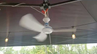 SKYRI Portable Ceiling Fan Mini USB Tent Fans for Camping Review, Test
