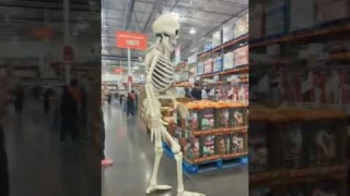 Costco halloween decorations are next level!#ai #viral #blowthisup #fyp #skeleton #halloween #costco