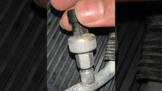 How To Open AC Pressure Switch Easy #Ac #pressureswitch #shorts