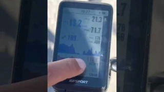 Testing new BiNavi bike computer from @iGPSPORT