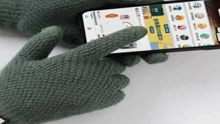 Wool Cashmere Gloves Touch Screen Winter Men Knitted Gloves Solid Color High Quality Winter Autumn T
