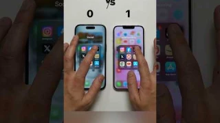 iPhone 13 vs iPhone 15 Speed Test YouTube #shorts
