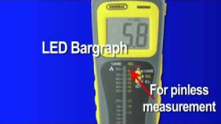 MMD950 - Pin/Pinless Deep Sensing Moisture Meter With Spherical Sensor And Remote Probe