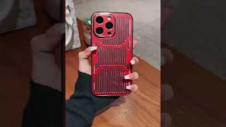 Metal back plate hollow heat dissipation rx iphone case #iPhonecase #favesky