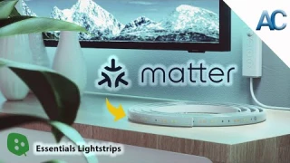 Nanoleaf Essentials Matter Lightstrip Starter Kit | Colori illimitati e bianchi più brillanti