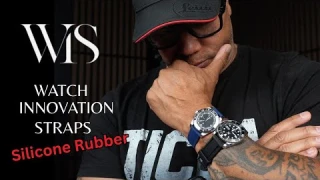 WIS - WATCH INNOVATION STRAPS: Silicone Rubber Black/Blue STRAPS Review